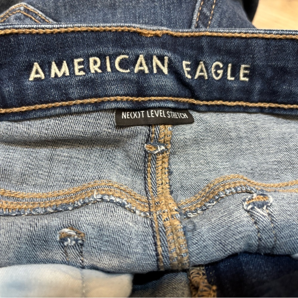 American Eagle Woman’s Blue Jeans Size 6 Long - Picture 6 of 6